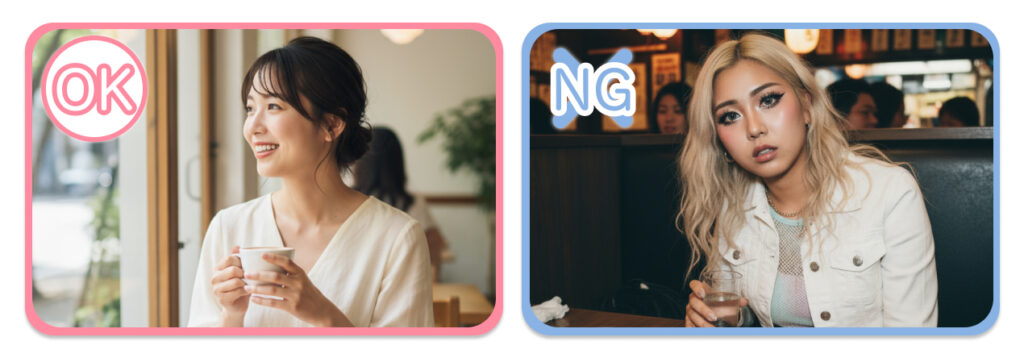 女性編:親しみやすさを最大限に引き出す写真戦略