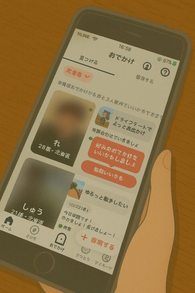 おでかけ機能の活用方法