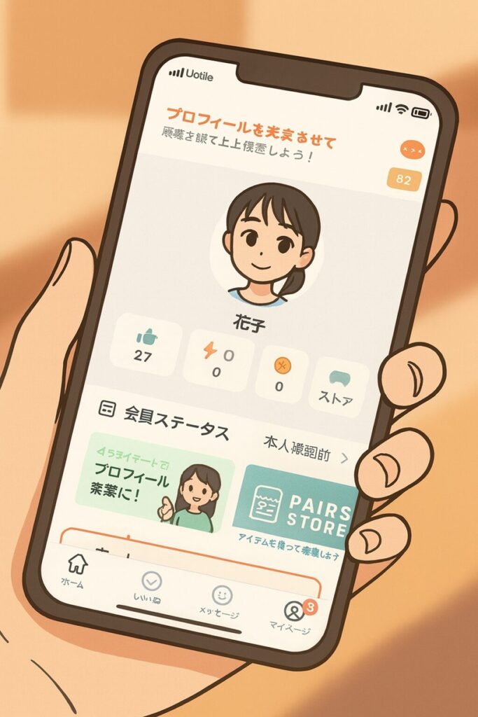 プロフィールを充実させて