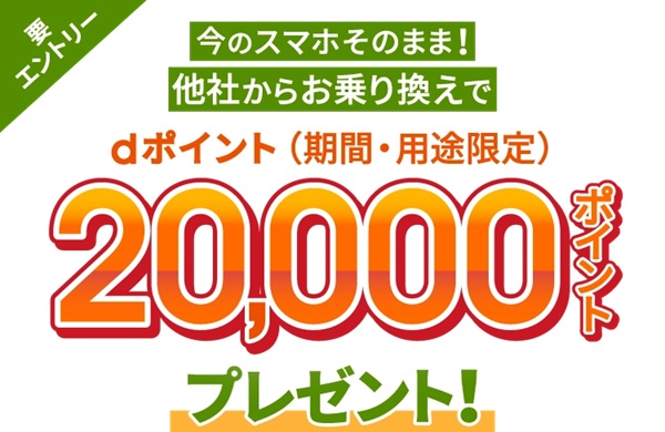 20,000ポイントプレゼント！