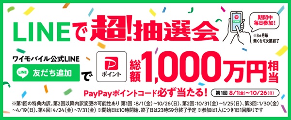 LINEで超！抽選会