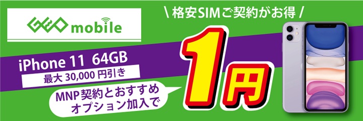 MNP契約とおすすめオプション加入で1円