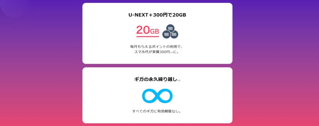 ギガの永久繰り越し
